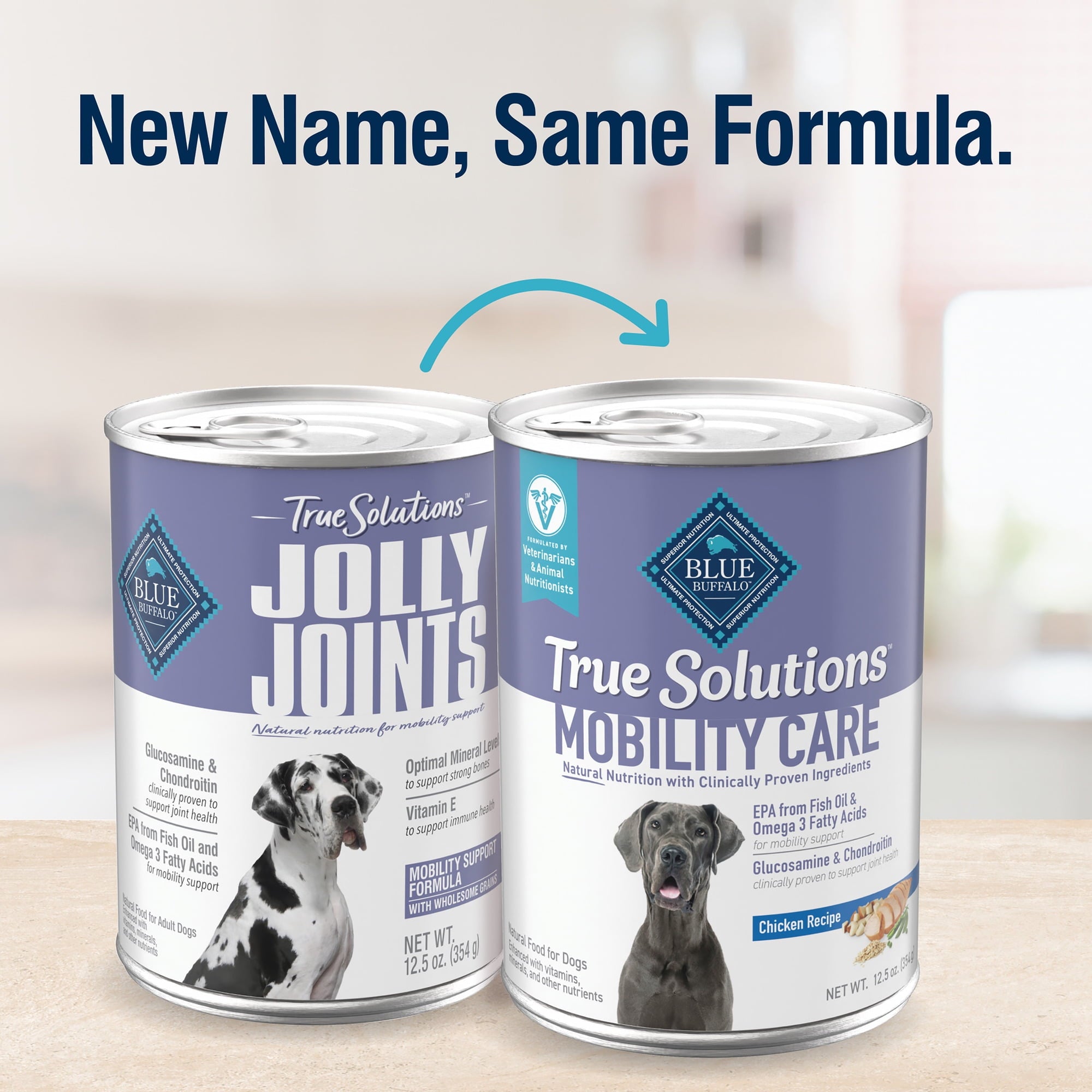 (12 pack) Blue Buffalo True Solutions Mobility Care Wet Dog Food, 12.5-oz. Can