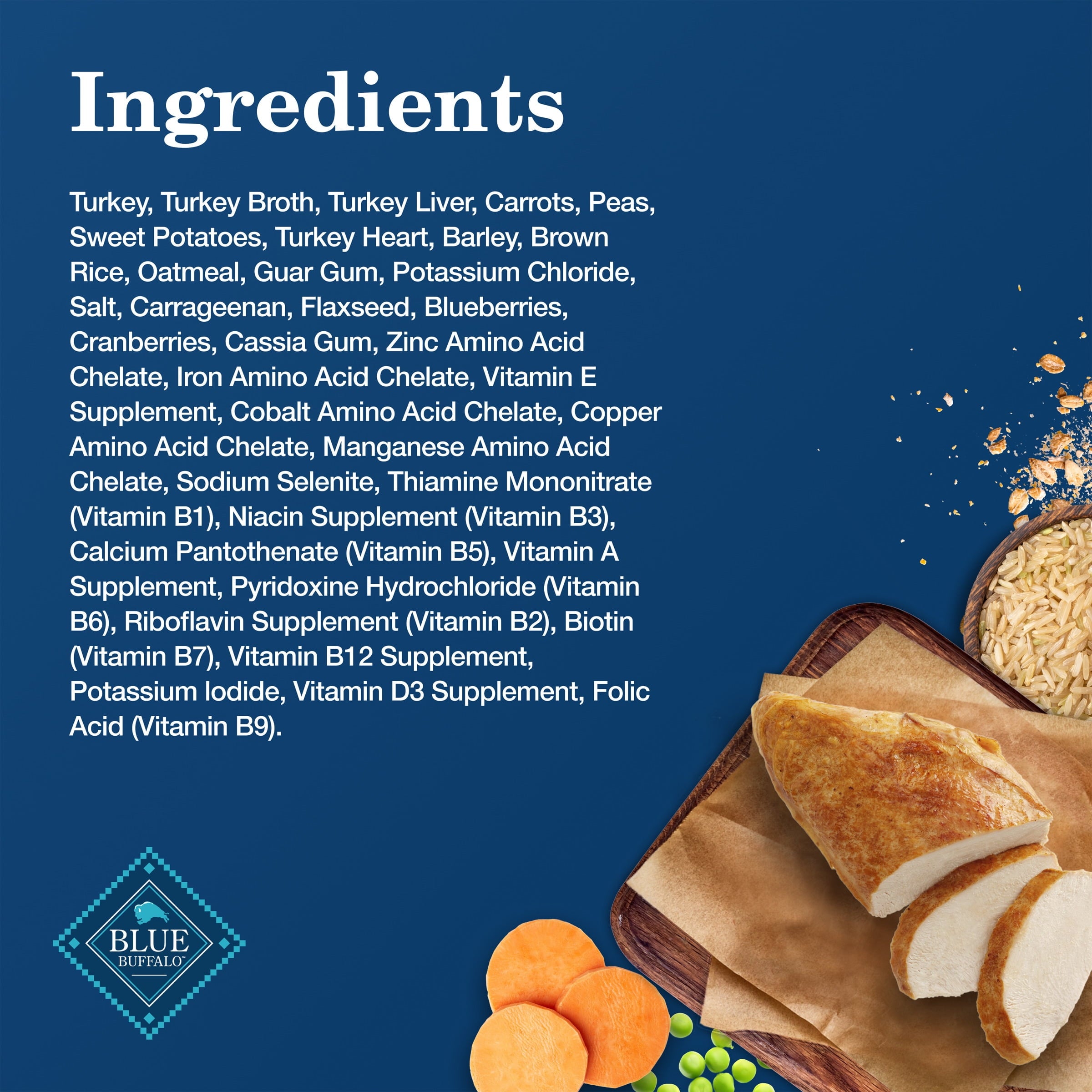 Blue Buffalo Homestyle Recipe Adult Wet Dog Food, Turkey Dinner, 12.5-oz. Can