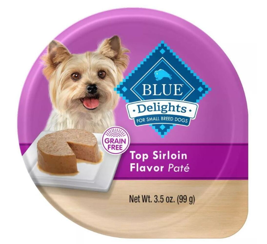 Blue Buffalo Delights Small Breed Top Sirloin Wet Dog Food (Pack of 14)