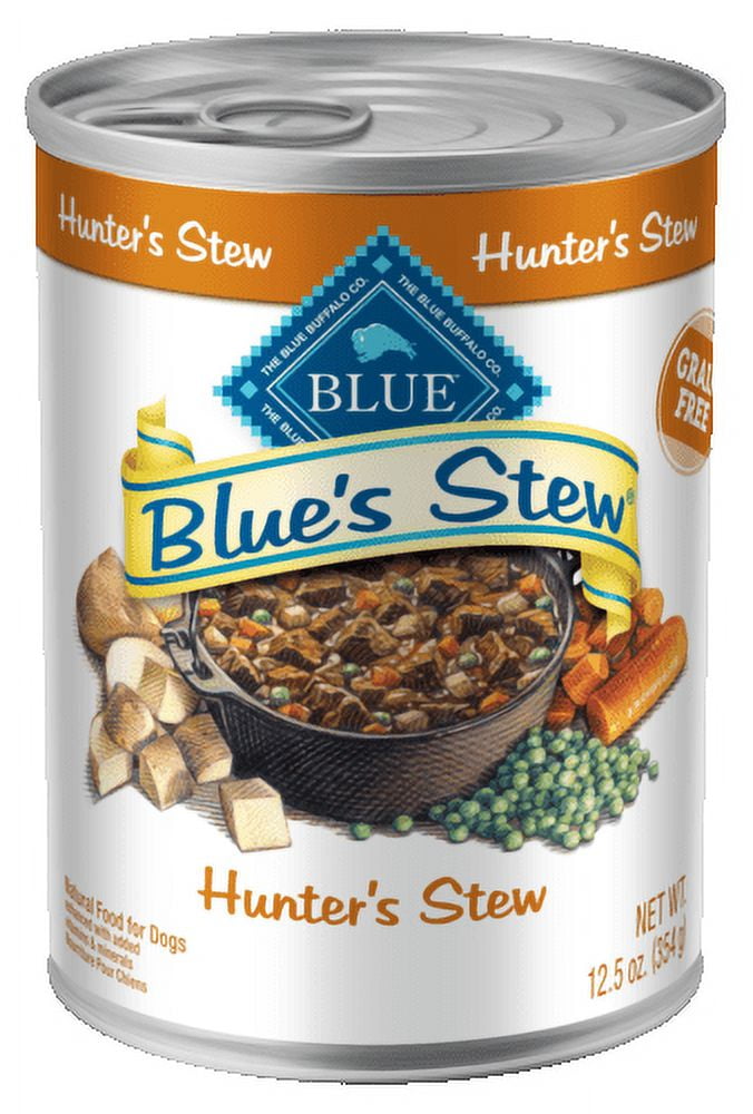 Blue Buffalo Hunter's Stew Wet Dog Food (Pack of 20)