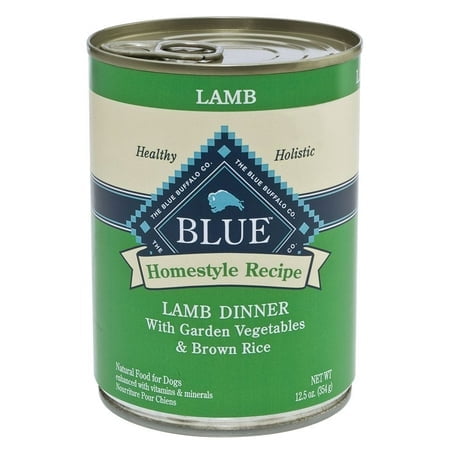 Blue Homestyle Recipe Lamb Dinner with Garden Vegetables Wet Dog Food, 12.5-oz Can (Pack of 4)