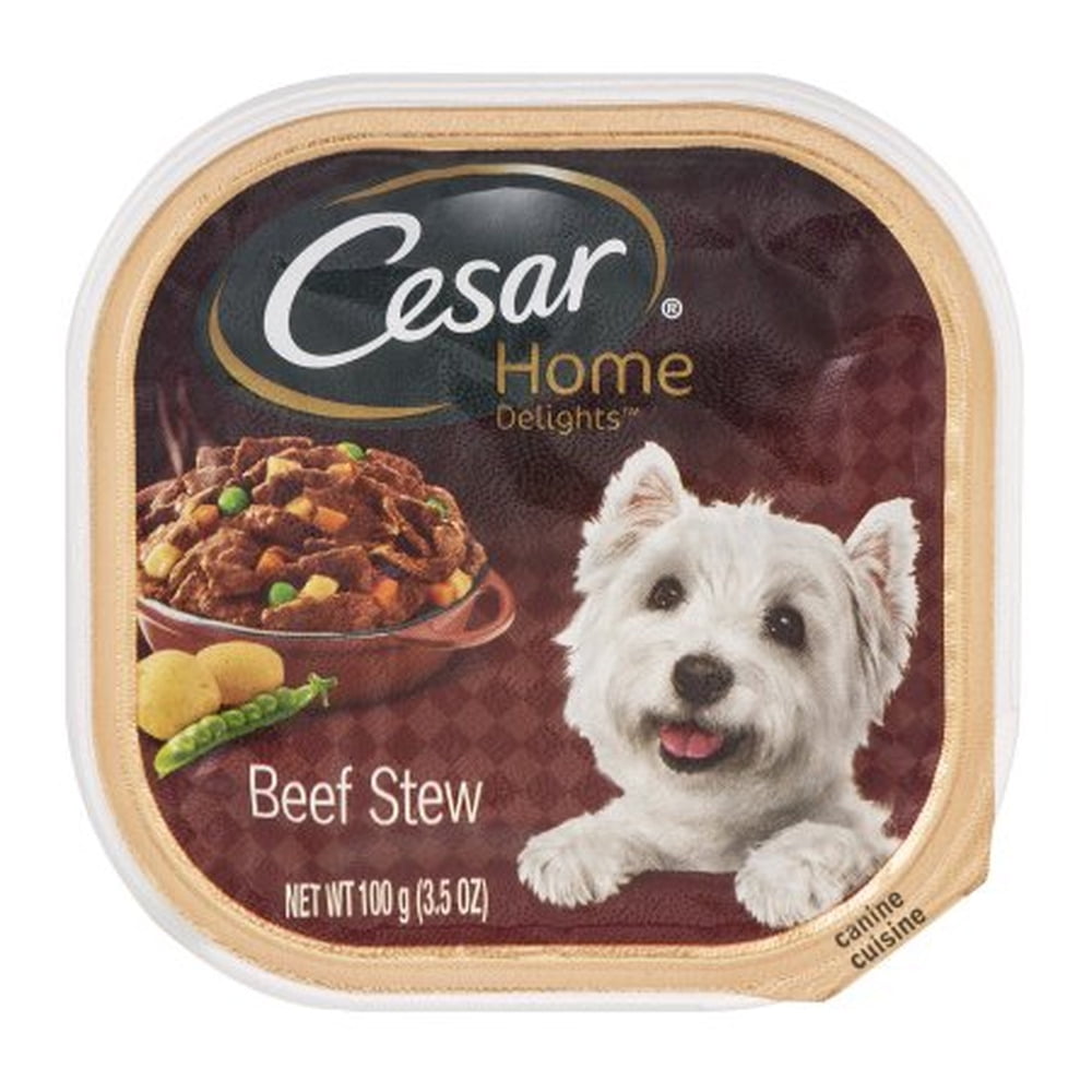 CESAR Canine Cuisine Home Delights Beef Stew Wet Dog Food (Pack of 2)