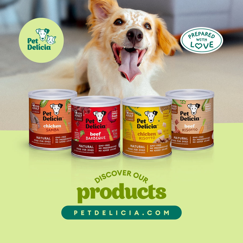 Pet Delicia Natural Dog Food 11.3oz (320g) Can Chicken Samba