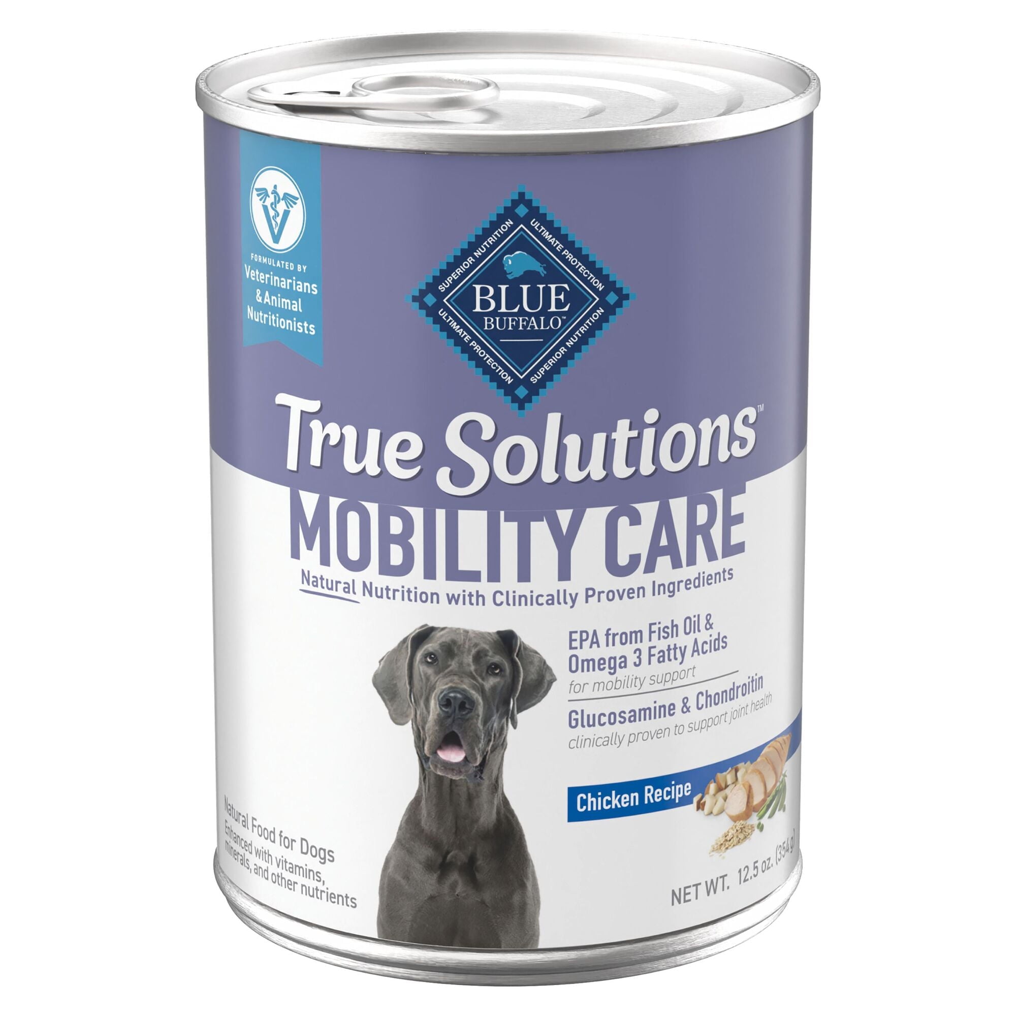 (12 pack) Blue Buffalo True Solutions Mobility Care Wet Dog Food, 12.5-oz. Can