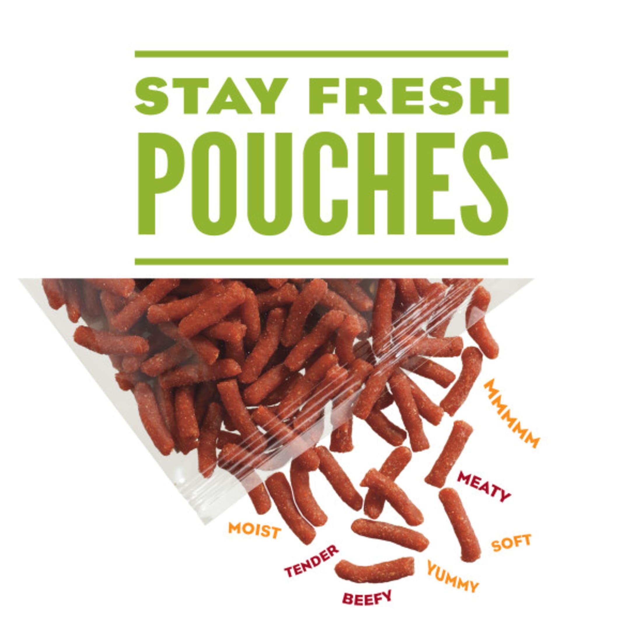 Purina Moist & Meaty Dry Dog Food, High Protein Chopper Burger Real Beef, 12 oz Pouches (6 Pack)